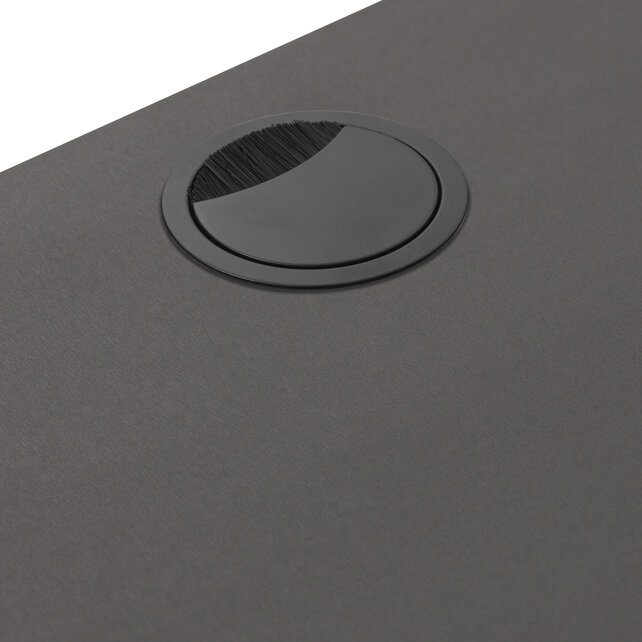 Zit sta bureau Deasc. One linoleum zwart frame