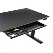 Zit sta bureau Deasc. One linoleum zwart frame