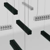 Refelt Radial PET Felt hanglamp led