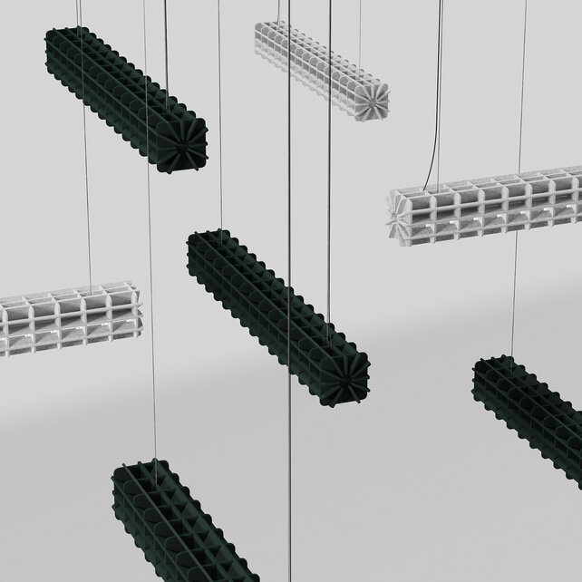 Refelt Radial PET Felt hanglamp led