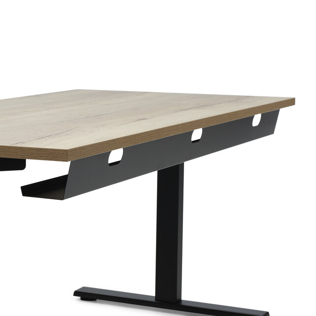 MY workplace zit sta hoekbureau Flow | zwart frame MY workplace zit sta hoekbureau Flow | zwart frame