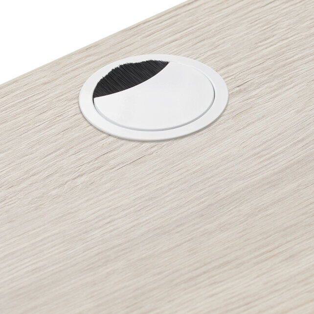 MY workplace zit sta hoekbureau Flow | wit frame -