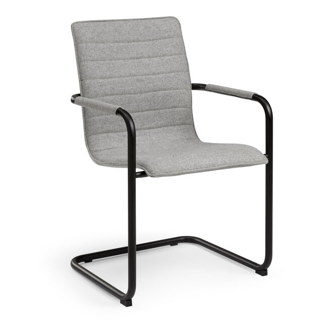 Vergaderstoel MY workplace 04 Design zwart - grijs