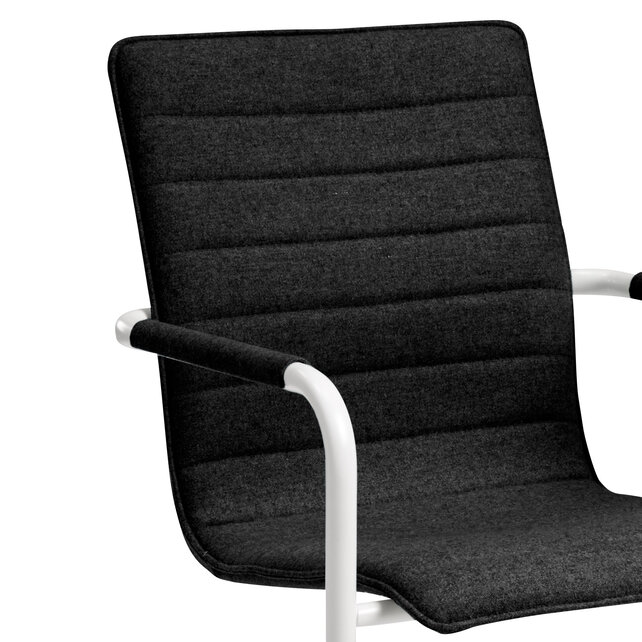 Vergaderstoel MY workplace 04 Design wit - zwart