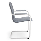 Vergaderstoel MY workplace 04 Design wit - blauw