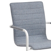 Vergaderstoel MY workplace 04 Design wit - blauw