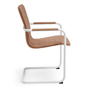 Vergaderstoel MY workplace 04 Design wit - koper