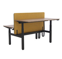 Duo zit sta bureau Flow Petfelt zwart