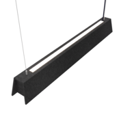 Mute akoestische hanglamp Off Black