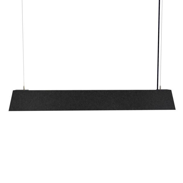 Mute akoestische hanglamp Off Black