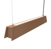 Mute akoestische hanglamp Copper