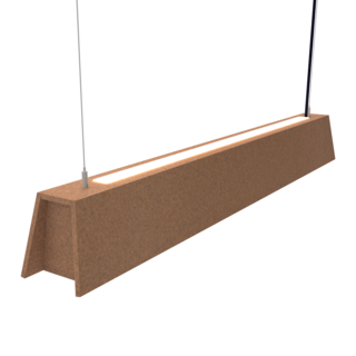 Mute akoestische hanglamp Copper