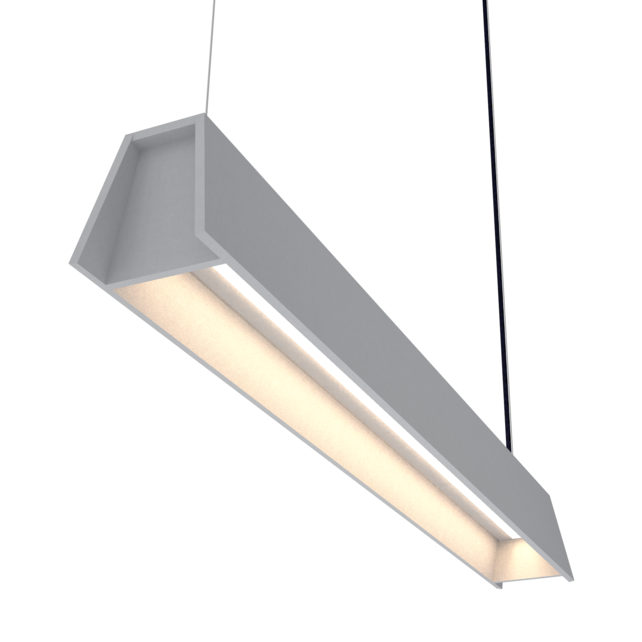 Mute akoestische hanglamp Snow