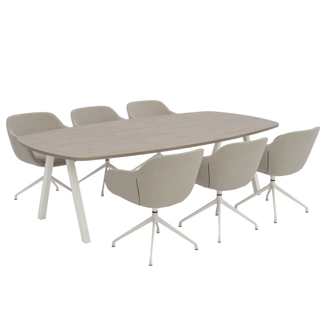 Vergadertafel LAB Deens ovaal