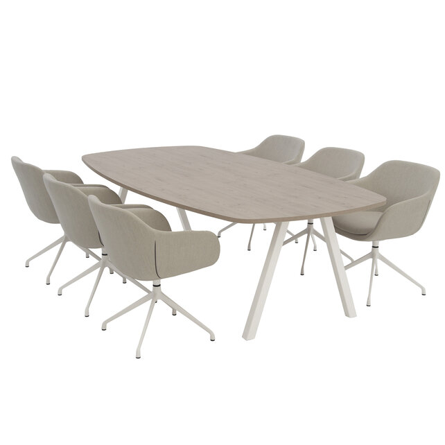 Vergadertafel LAB Deens ovaal