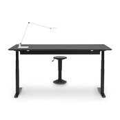 Zit sta bureau Invito zwart | Jet black