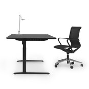 Zit sta bureau Invito zwart | Jet black
