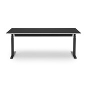 Zit sta bureau Invito zwart | Jet mix