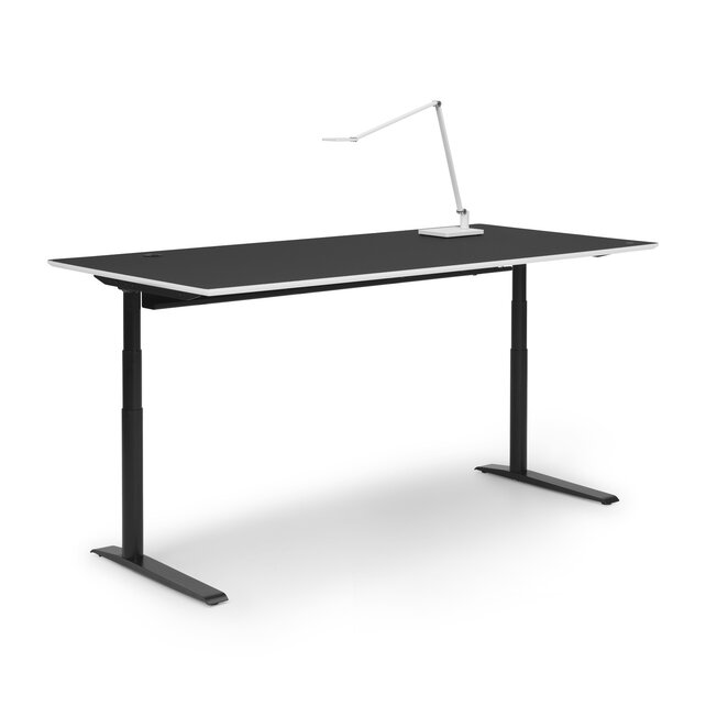 Zit sta bureau Invito zwart | Jet mix