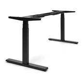 Zit sta bureau Flow | Alleen frame | Zwart / Wit