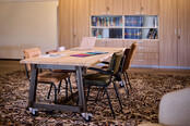 Boomstamtafel op wielen Woodstock Boomstamtafel op wielen Woodstock