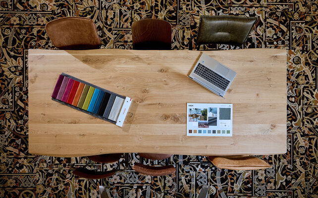 Boomstamtafel op wielen Woodstock Boomstamtafel op wielen Woodstock