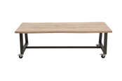 Boomstamtafel op wielen Woodstock Boomstamtafel op wielen Woodstock