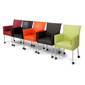 Vergaderstoel Milano Leder