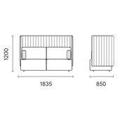 Hoek zitbank Elepante series  - Copy