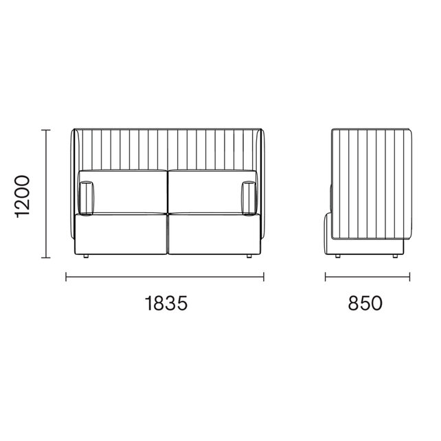 Hoek zitbank Elepante series  - Copy