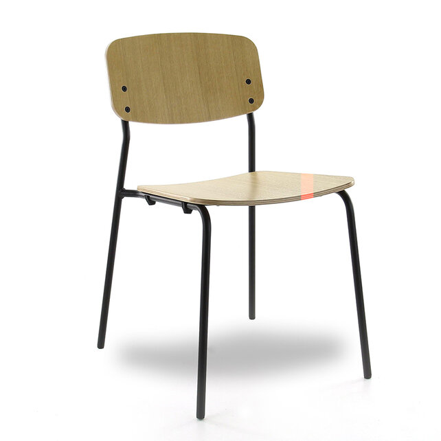 Houten kantinestoel BB04