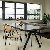 Houten kantinestoel BB04