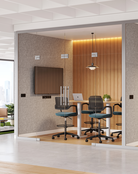 Hoge bureaustoel met voetensteun Fix