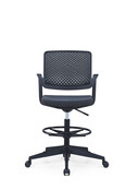 Hoge bureaustoel met voetensteun Fix