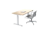 Zit-sta bureau MY Workplace Basic Wit frame