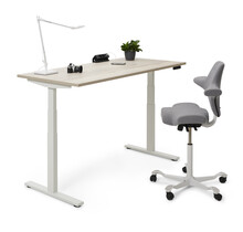 Zit-sta bureau Flow wit frame  BLACK FRIDAY