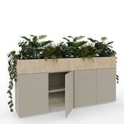 Deasc. Greenbox kast met plantenbak