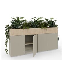Deasc. Greenbox kast met plantenbak