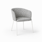 Vergaderstoel Leaf | wit frame