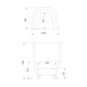 Akoestische fauteuil Kas
