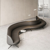 Modulaire bank Cookie ovaal