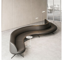 Modulaire bank Cookie ovaal