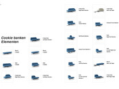 Modulaire bank Cookie ovaal