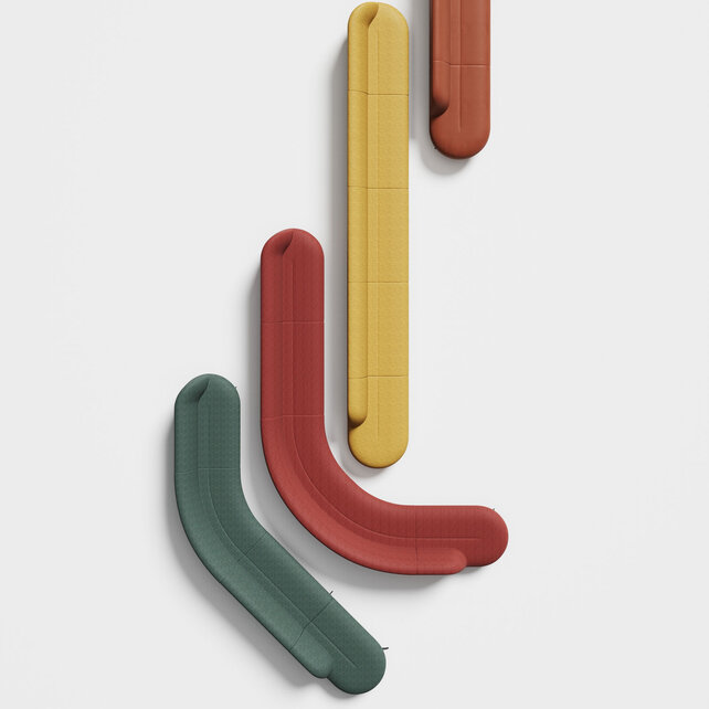 Modulaire bank Cookie ovaal