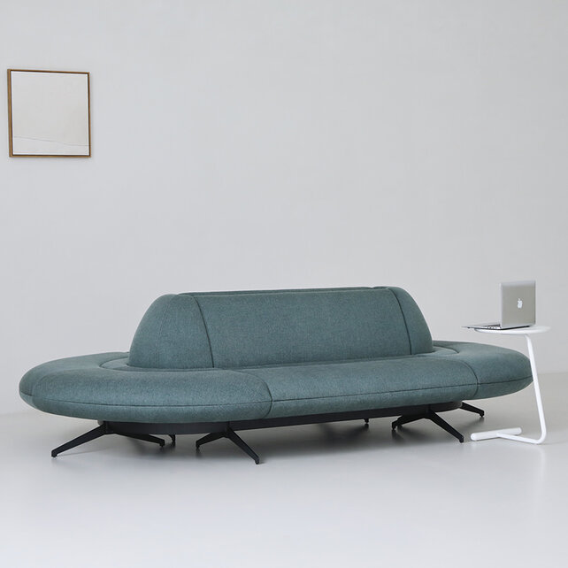 Modulaire bank Cookie ovaal