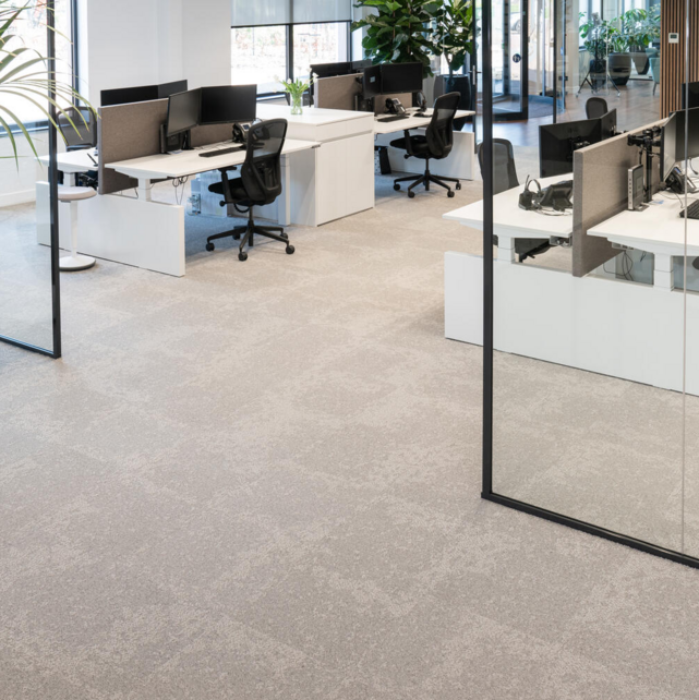 Duo zit-sta bureau Flow met wang | wit