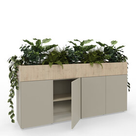 Deasc. Greenbox kast met plantenbak