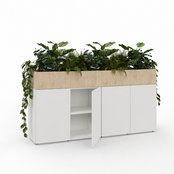 Deasc. Greenbox kast met plantenbak