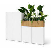 Kantoorkast met plantenbak Flora