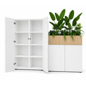 Kantoorkast met plantenbak Flora